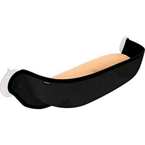 Letto per gatti con ventose per finestra nera 65x18x25 cm Nayeco (1/2)