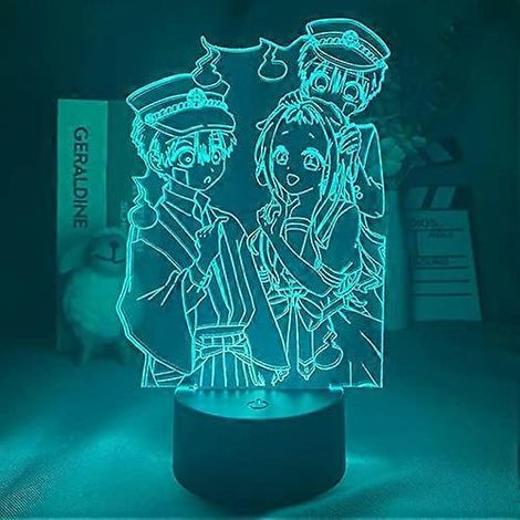 Veilleuse LED SCSYV Manga Toilet Bound Hanako Kun pour la décoration de chambre, veilleuse colorée, cadeau pour les fans d'anime, lampe de table décorative 3D (1/5)