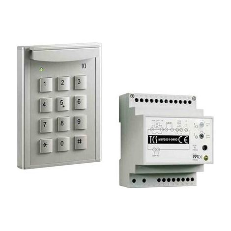 TCS PZF5000-0010 CODE:PACK ZUTRITTSPAKET MIT ZAHLENCODE CODELOCK12 ELOXIERT SILBER TCS TÜR CONTROL (1/2)