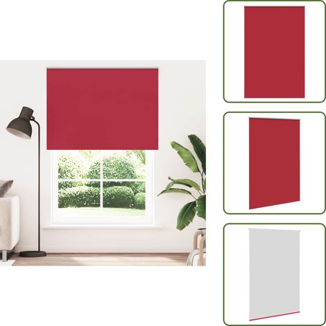 Verdunkelungsrollo Rot 145x230cm Stoffbreite 141,6cm Polyester - Verdunkelungsrollo - Verdunkelungsrollos - Rollo - Verdunklungsrollo (1/5)