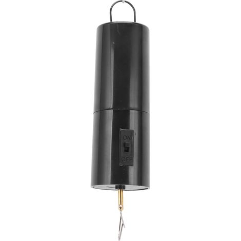 Moteur rotatif noir à piles pour girouettes et carillons éoliens décoratifs de jardin (1/5)