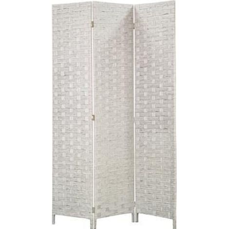 TRADE SHOP - Separe' A 3 Ante Pannelli Double Face Grigio Paravento Divisorio Ambienti Sep01 030421 - (1/4)