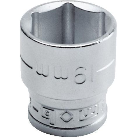 Douille 6 pans 3/8" – Acier Chrome Vanadium – Prise ergonomique – Haute résistance – MOB