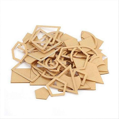 Gabarit de patchwork artisanal, pochoir mixte pour courtepointes, kit de coupe manuel multi-formes (1/5)