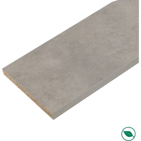 Forestea – Plan de travail stratifié béton 1850 x 610 x 28 mm – PEFC 75% – Épaisseur 28 mm pour cuisine moderne – Livraison rapide (1/5)