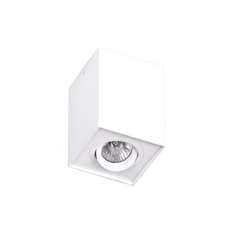 Spot plafond blanc carré 9,5 cm Basic GU10 Maxlight