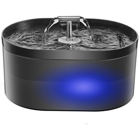 Automatischer Katzenbrunnen – 2,2 l – Katzenbrunnen – Wasserspender für Katzen – Katzenbrunnen – Flüsterleise. Geeignet für Hunde und mehrere Haustiere.