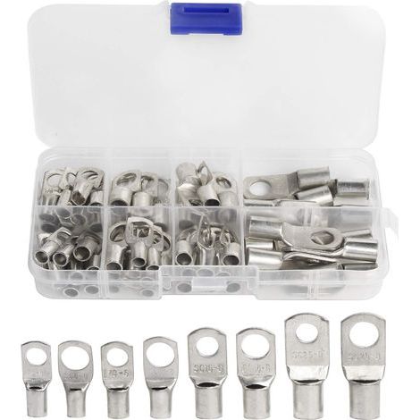 SC-Kabelschuhe aus verzinntem Kupfer – 60er-Packung – Für Kabel von 6 bis 25 mm² – Maximale Leitfähigkeit und Korrosionsbeständigkeit (1/5)