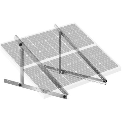 Support de Panneau Solaire - 127 cm Fixation de Panneau Solaire (1/5)