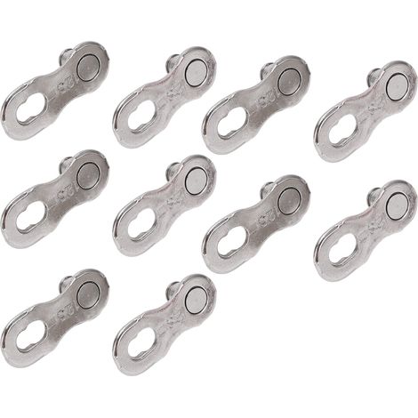 CANSUCC Lot de 5 paires de connecteurs de maillons de chaîne de vélo, boucles de chaîne résistantes à dégagement rapide, 12 V (1/5)