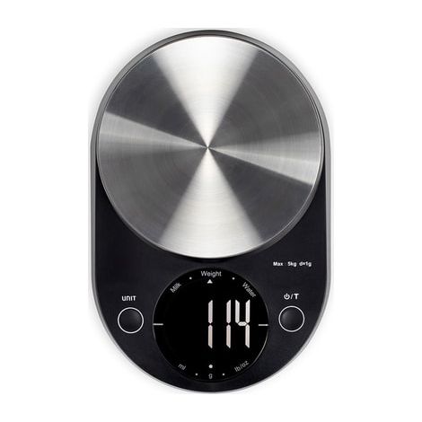 Báscula de cocina livoo dom493n capacidad 5 kg precisión 1 g