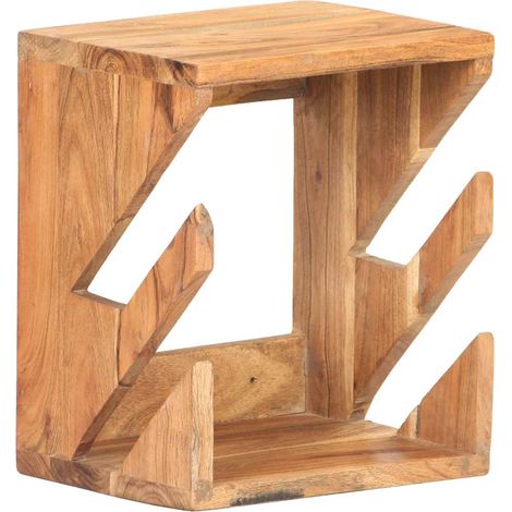 vidaXL Soporte para monopatín de pared madera de acacia 25x20x30 cm (1/5)