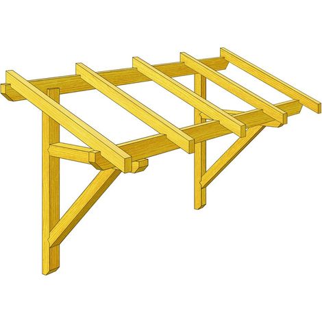 RORO VORDACH FICHTE UNBEHANDEL T E1.1018 2000 X 950 X 1240