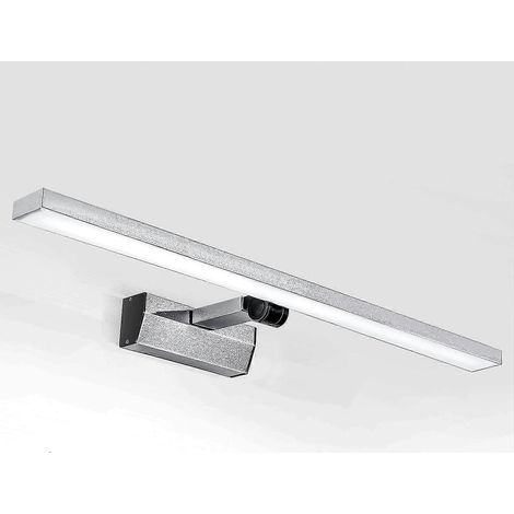 Applique murale LED 5W pour miroir de salle de bain, lampe de table étanche IP44, orientable à 180°, avec interrupteur, en acier inoxydable, pour décoration de coiffeuse. (1/5)
