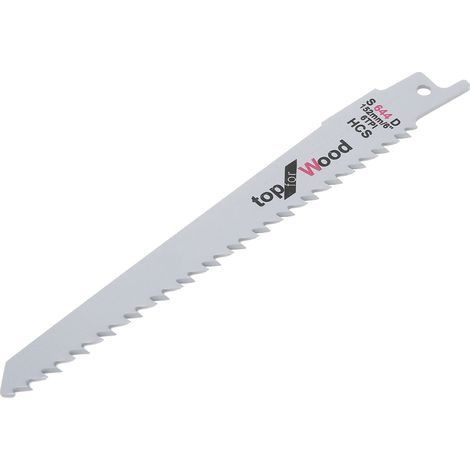 Ensemble de 5 lames de scie alternative en métal pour le travail du bois, accessoires pour outils électriques, S644D, 150 mm / 5,9 pouces (1/5)
