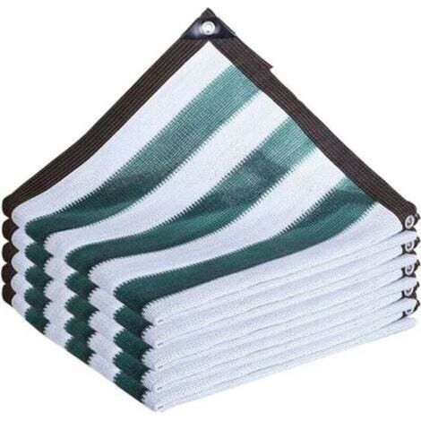Toile d'ombrage 2 x 3 m avec œillets, protection solaire à 90 % pour plantes, serre, bâche en maille, filet pare-soleil, filet UV pour jardin, terrasse, pelouse, pergola extérieure (1/4)