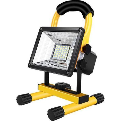 KLVGTIFS PU - Lampe de travail LED 60 W, rechargeable, sans fil, portable, durable, projecteur de pêche, étanche, éclairage extérieur, projecteur (1/5)