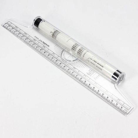 30.5 cm Measuring Ruler - Parallel Rolling Ruler - Multi-purpose (1/5)