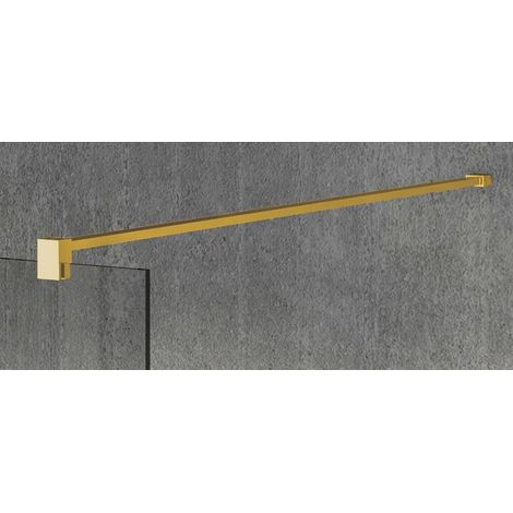 Barre de support murale pour paroi de douche VARIO 1400 mm, or mat (1/2)