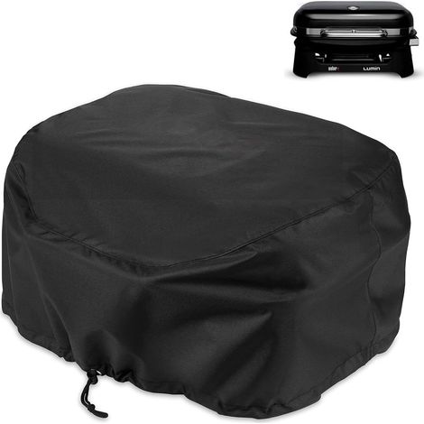 Housse de Protection pour Barbecue électrique Weber Lumin/Compact, Tissu 600D, Robuste, imperméable, résistant aux UV, sans Support, Accessoires de Barbecue d'extérieur