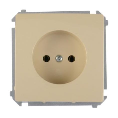 Enchufe individual Simon Basic b/u 16A IP20 beige BMG1.01/12