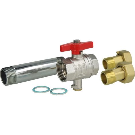 Kit d'installation pour compteur de chaleur – Mesure directe 3/4" 130 mm appareils à eau