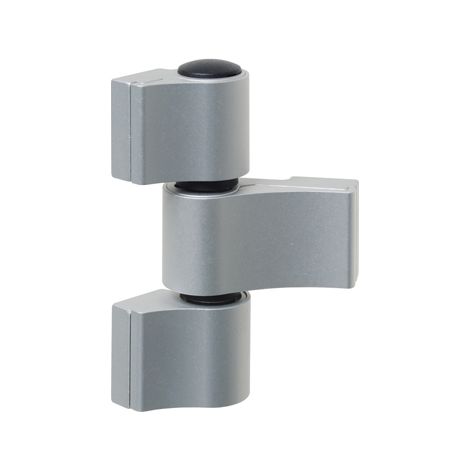 Paumelle Loira+ 3 lames entraxe 67 mm finition argent - FAPIM
