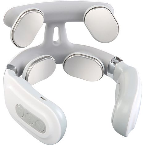 Neck Massager With Heating, Micro Electric Pulse Shiatsu Kneading Neck Massage, 5 Modes And 9 Speed Settings And USB Charging For Home (1/4)