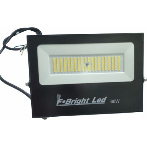 Proyector LED 60W 4000K-6500K IP65, Foco para Iluminación Profesional