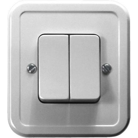 PI weißer Kerzenschalter ŁW-2P/00