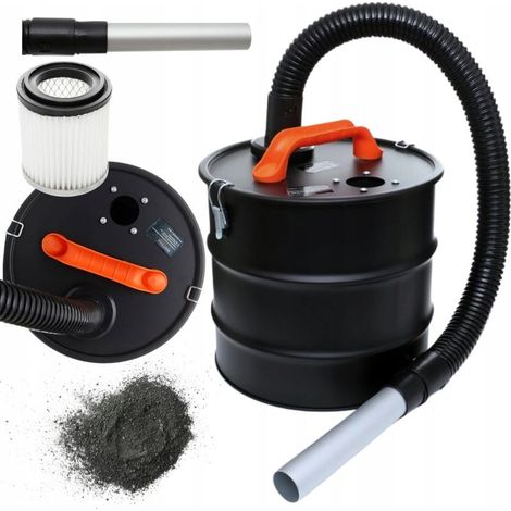 Aspirateur à cendre 20L – Capacité 20L – Tuyau de 34mm – Température maximale 60°C – Pour nettoyage poêles et barbecues (1/5)