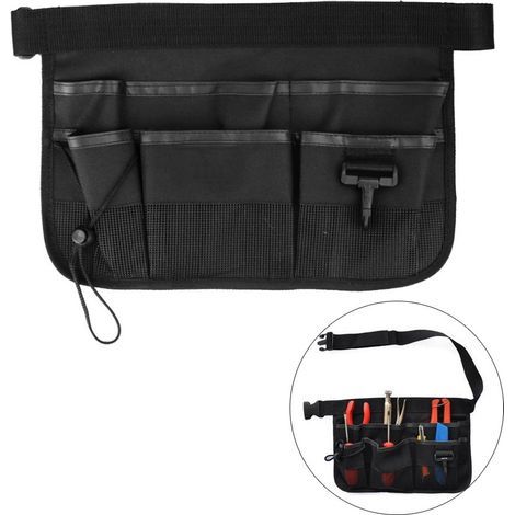 Sac de taille pour outils de jardin, ceinture de jardinage en tissu Oxford avec 7 poches (1/5)