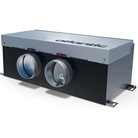 Plénum Shogun ZC RT 1.1 - Atlantic - 2 piquages - Diamètre 160 - 881x497x300mm - chauffage seul