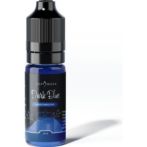 Tinte líquido azul oscuro para velas, 10 ml