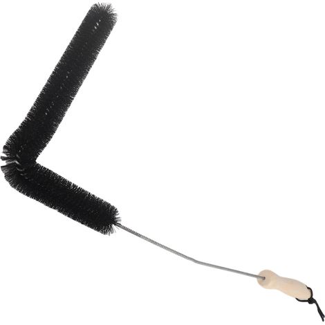 Brosse flexible pour nettoyer conduits sèche-linge et réfrigérateur - 76cm métal + bois PP (1/5)