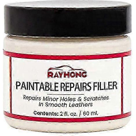 Mastic pour cuir, 1 pièce, pâte de remplissage flexible pour la réparation des trous et des rayures (1/4)