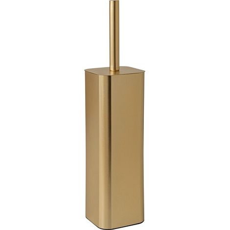 Portascopino in acciaio inox oro opaco Tonga di Gedy (1/2)