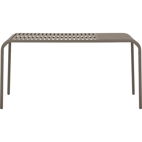 Stella table de jardin 90x150 cm noyer décor.