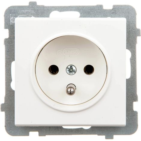 Sonata Einzelsteckdose mit/mit ecru GP-1RZ/m/27