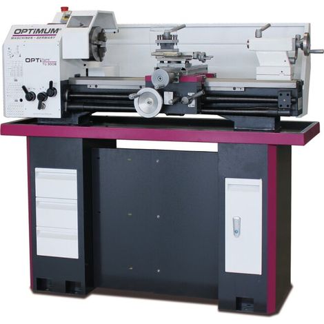 Optimum Leit- und Zugspindel-Drehmaschine TU 3008 (1/2)