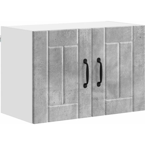 Maison Exclusive - Armadietto a muro LUCCA Grigio Cemento 60 x 31 x 40 cm
