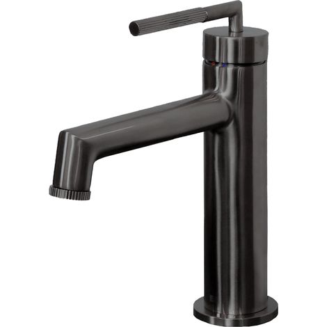 Essebagno Portofino Miscelatore per lavabo basso grigio gun metal