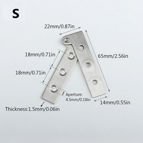 (S) Pivot invisible en acier inoxydable pour porte, charnière de pivot, axe de porte caché, accessoires de quincaillerie pour portes et fenêtres (1/5)