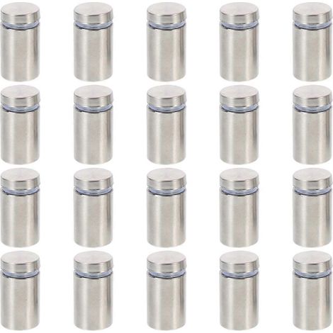 Entretoises en acier inoxydable à visser pour la décoration du verre (20 pièces) (1/5)
