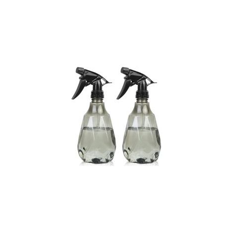 Lot de 2 flacons pulvérisateurs d'eau de 500 ml pour plantes, flacons pulvérisateurs de jardin, flacons pulvérisateurs s en plastique pour nettoyer les plantes de jardin et la coiffure (1/5)
