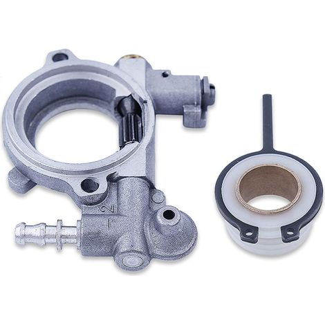 Pompe à huile pour STIHL 024 026 026C MS240 MS260 Série Pièce de rechange, Pompe à huile AUMEL avec roue à vis Kit de pièces de rechange Haute qualité, remplace 1121 007 1043 (1/5)