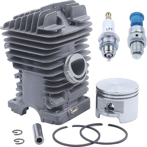 Kit cilindro pistone motosega LinDuxe da 49 mm per Stihl MS390 MS290 MS310 029 039 Parti di ricambio con valvola di decompressione della candela per 1127 020 1216