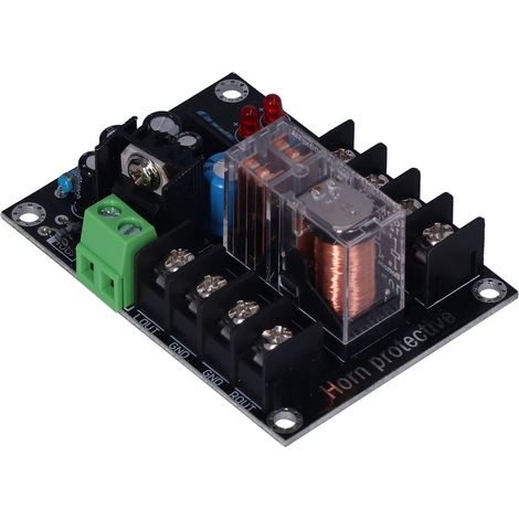Carte de protection haut-parleur avec protection CC, circuit simple, module relais sûr et fiable avec voyants LED