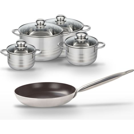 Lot Poêle 32 cm céramique Elo Bistro Line & 4 Faitouts Elo Brillant (1/5)