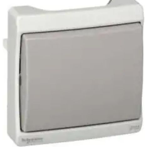 Schneider ENN37026 Mureva – push-button switch – gray – surface-mount modular – IK07 IP55
